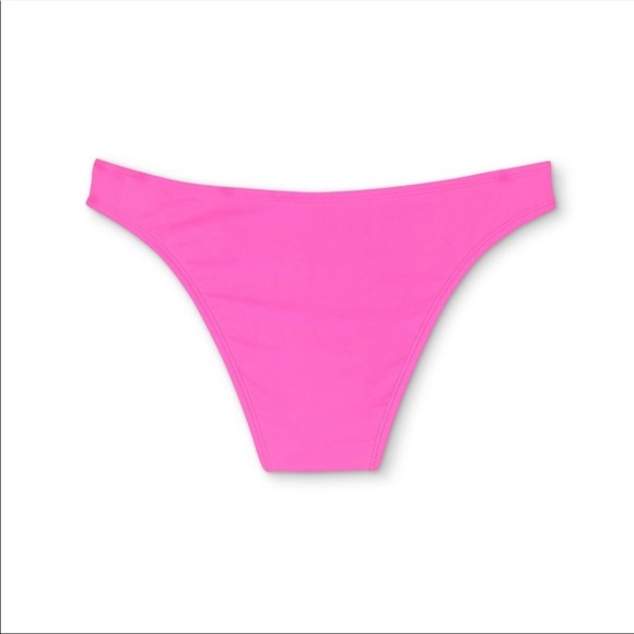 TARGET XHILARATION Pink Bikini Swim Bottoms Low-Rise Extra-Cheeky Lightweight L - Picture 11 of 16